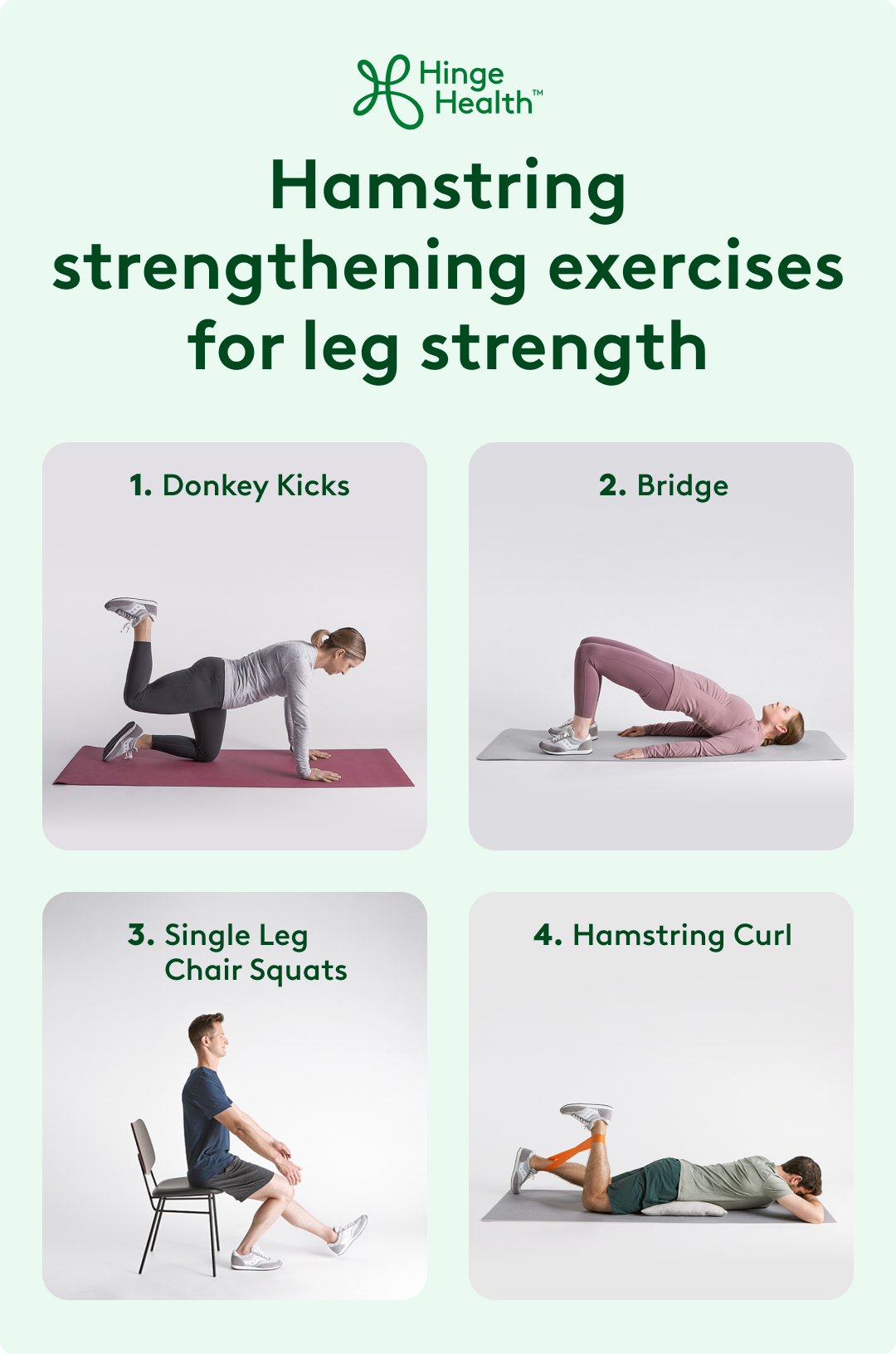 Hamstring strengthening exercises for leg strength